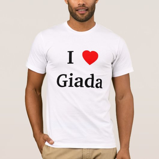 Ik hart Giada T-shirt (Voorkant)