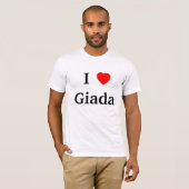 Ik hart Giada T-shirt (Voorkant volledig)