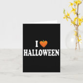 Ik hart Halloween kostuum Kaart (Gele Bloem)