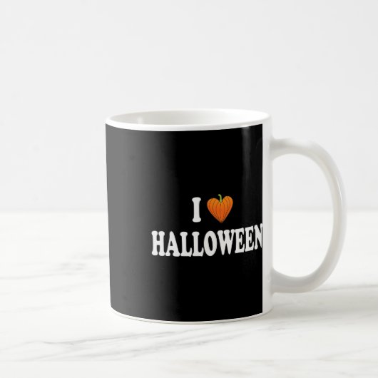 Ik hart Halloween kostuum Koffiemok (Rechts)