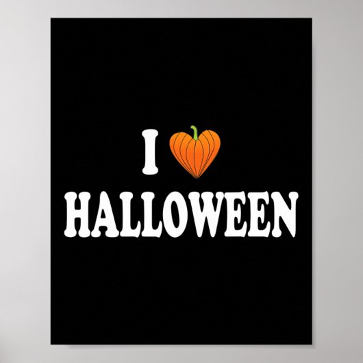 Ik hart Halloween kostuum Poster (Voorkant)