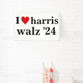 Ik Hart Harris Walz 2024 Verkiezing president Spandoek (Insitu)