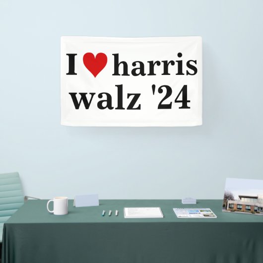 Ik Hart Harris Walz 2024 Verkiezing president Spandoek (Beurs)