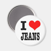 IK HART (HEB DOL OP VAN) JEANS MAGNEET (Voorkant / Achterkant)