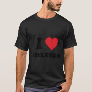Ik hart Helston liefde UK T-shirt