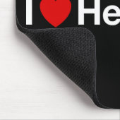 Ik hart Helvetica Muismat (Hoek)