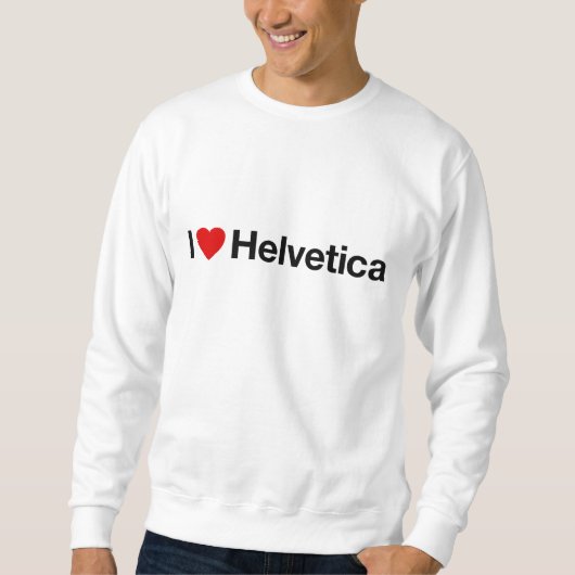 Ik hart Helvetica Trui (Voorkant)