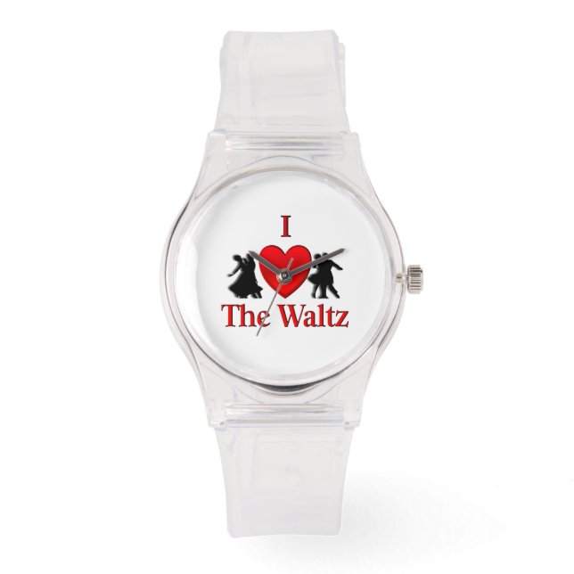 Ik hart het Wals Dance polshorloge Horloge (Voorkant)
