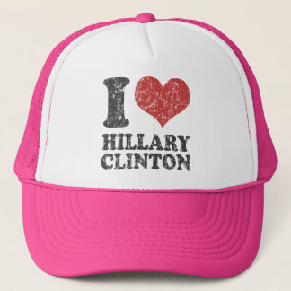 Ik hart Hillary Clinton Retro Trucker Pet