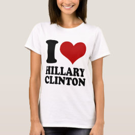 Ik hart Hillary Clinton T-shirt