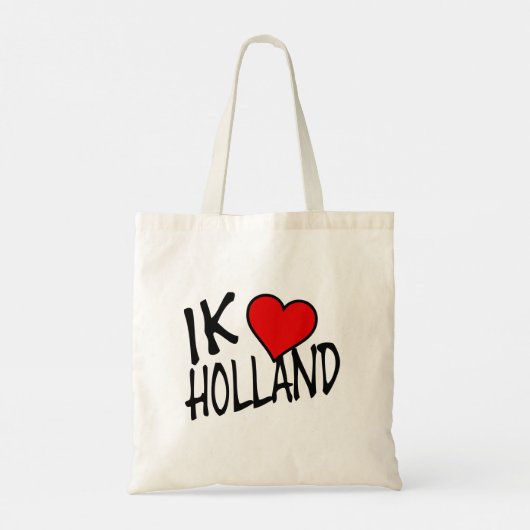 Ik Hart Holland bk btcnt Tote Bag (Achterkant)