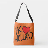 Ik Hart Holland bk op of cbbcnt Crossbody Tas (Achterkant)