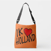 Ik Hart Holland bk op of cbbcnt Crossbody Tas (Voorkant)