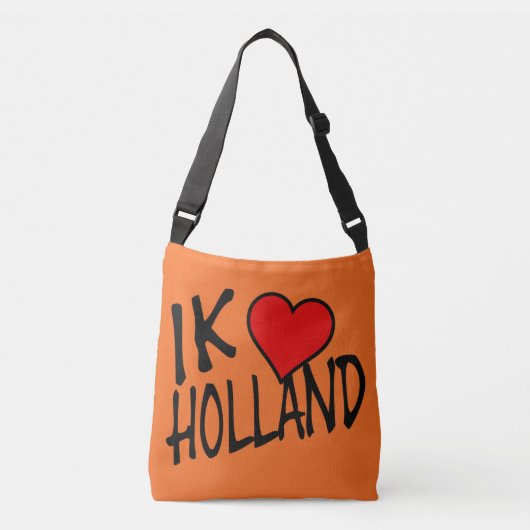 Ik Hart Holland bk op of cbbcnt Crossbody Tas (Voorkant)