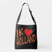 Ik Hart Holland of op bk cbbcnt Crossbody Tas (Achterkant)