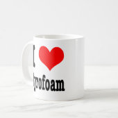 IK HART (HOU VAN) piepschuim Koffiemok (Voorkant links)