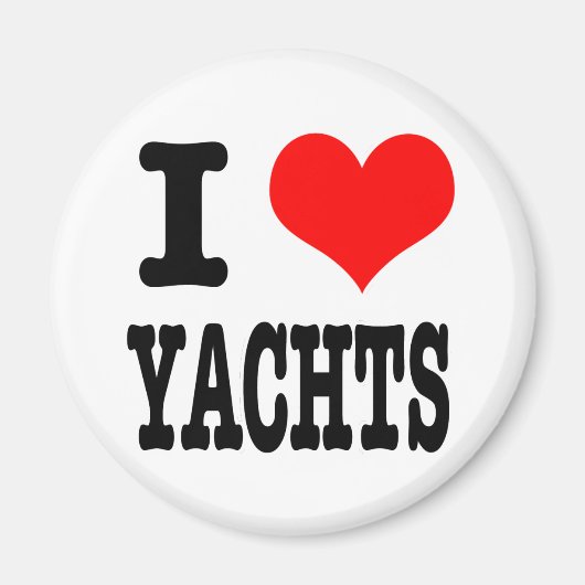 IK HART (HOUD VAN) JACHTEN MAGNEET (Voorkant)