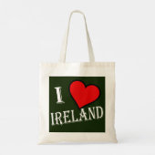 Ik hart Ierland bij btcnt Tote Bag (Achterkant)