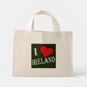 Ik hart Ierland bij ttcnt Mini Tote Bag (Achterkant)