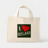 Ik hart Ierland bij ttcnt Mini Tote Bag (Voorkant)