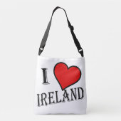 Ik hart Ierland bk cbbcnt Crossbody Tas (Achterkant)