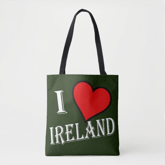 Ik hart Ierland op stcNT Tote Bag (Voorkant)