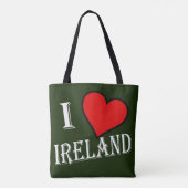 Ik hart Ierland op stcNT Tote Bag (Achterkant)