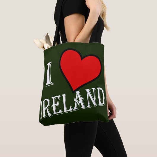 Ik hart Ierland op stcNT Tote Bag (Dichtbij)