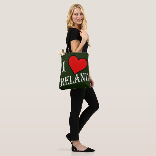 Ik hart Ierland op stcNT Tote Bag (Op model)