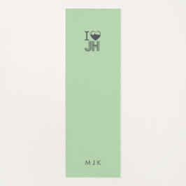 Ik Hart Jackson Hole Yoga Mat