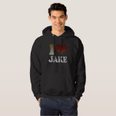 Ik hart Jake Hoodie (Voorkant volledig)