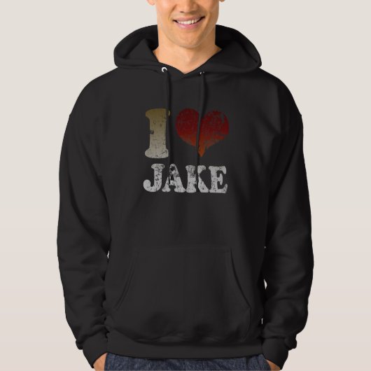 Ik hart Jake Hoodie (Voorkant)