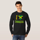 Ik hart Jamaica T-shirt (Voorkant volledig)