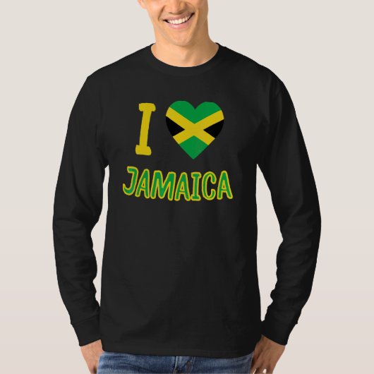 Ik hart Jamaica T-shirt (Voorkant)
