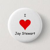 Ik hart Jay Stewart Button (Voorkant)