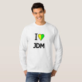 Ik hart JDM T-shirt (Voorkant volledig)