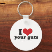 Ik hart je ingewanden sleutelhanger (Voorkant)