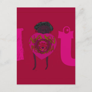 Ik Hart Je Nakupenda Sana Gelukkige Valentijnsdag Feestdagenkaart