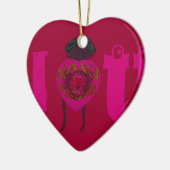 Ik Hart Je Nakupenda Sana Gelukkige Valentijnsdag Keramisch Ornament (Links)