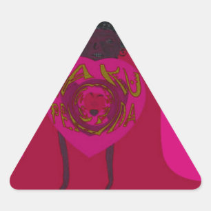 Ik Hart Je Nakupenda Sana Gelukkige Valentijnsdag Sticker