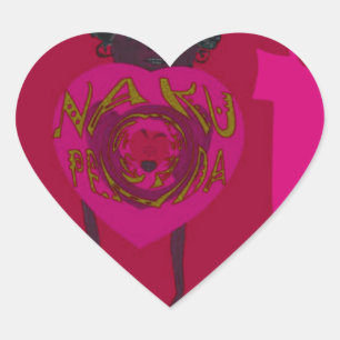 Ik Hart Je Nakupenda Sana Gelukkige Valentijnsdag Sticker