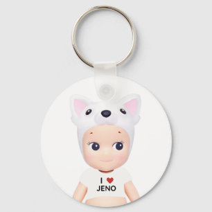 Ik hart Jeno Sonny Angel Sleutelhanger