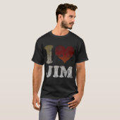 Ik hart Jim T-shirt (Voorkant volledig)