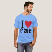 Ik hart kat t-shirt (Voorkant volledig)