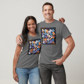 Ik hart katten! collage t-shirt (Unisex)