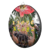 Ik (Hart) Kenia Buffel Patch/Print Dartbord (Voorkant Rechts)