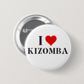 Ik hart Kizomba Button (Voorkant /achterkant)