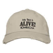 Ik hart Kombucha Geborduurde Pet (Voorkant)