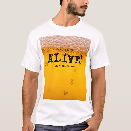 Ik hart Kombucha T-shirt (Voorkant)