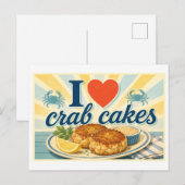 "Ik [Hart] Krabkoekjes" Briefkaart (Voorkant / Achterkant)